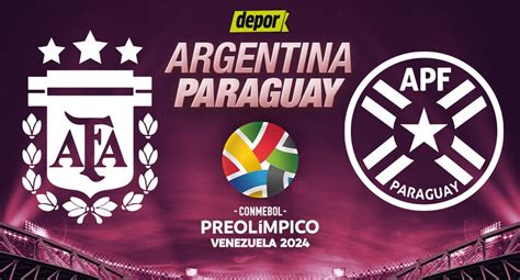 argentina vs paraguay sub 23 horario